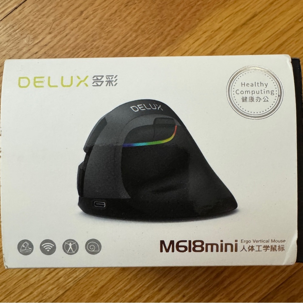 DeLUX Wireless Vertical Mouse